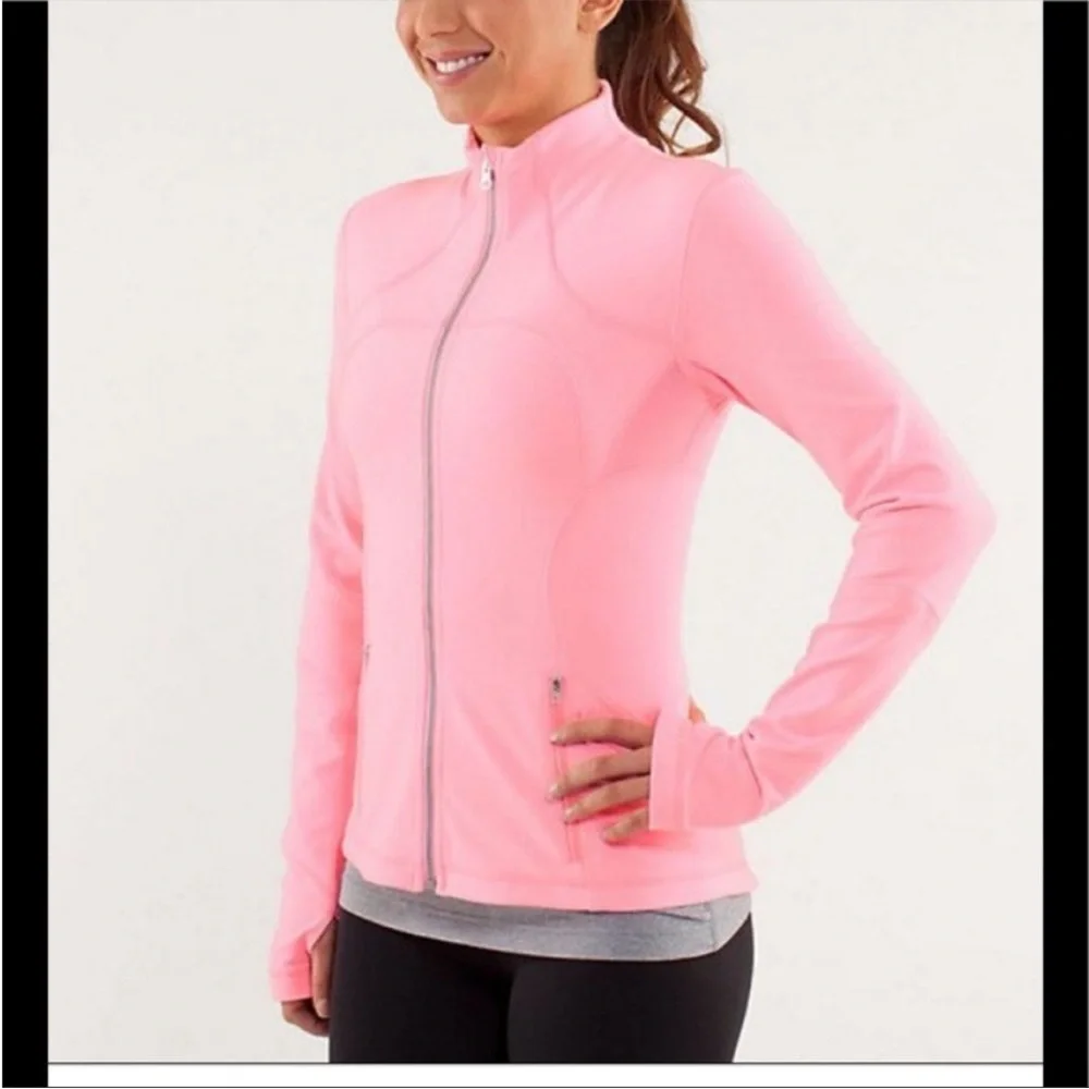 š„LULULEMON FORME JACKET-MIAMI PINK SHELL-10š„ - Picture 5 of 11